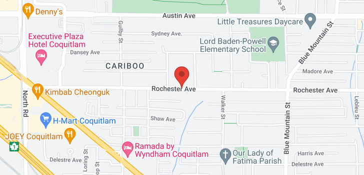 map of 1 725 ROCHESTER AVENUE
